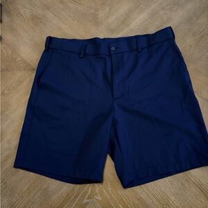 PGA Tour Men's Deep Blue Flat Front Shorts
